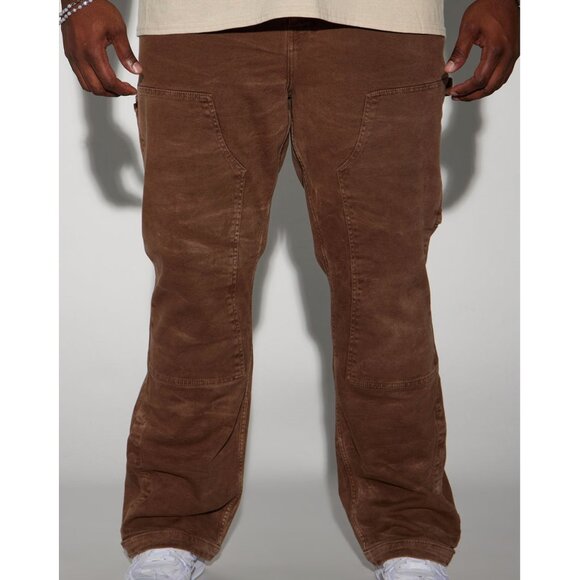 Fashion Nova Indestructible Slim Flare Carpenter Jeans SZ 38 - Picture 3 of 9